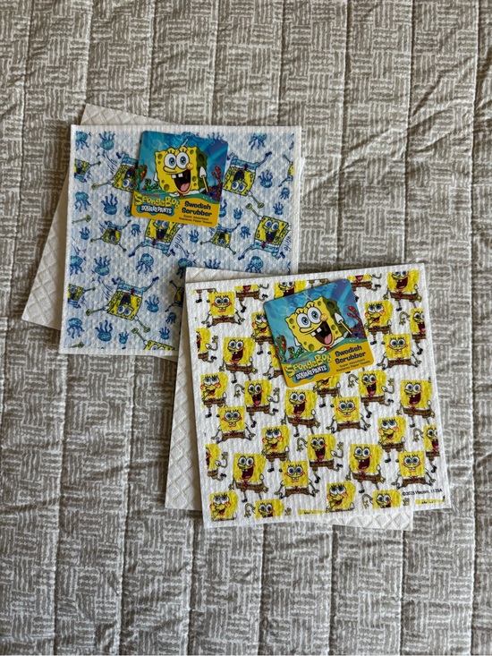 Other - SpongeBob SquarePants Swedish Towels - Set of Four